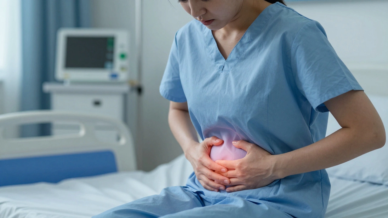 Где болит при кисте яичника: где именно ощущается боль и что это значит