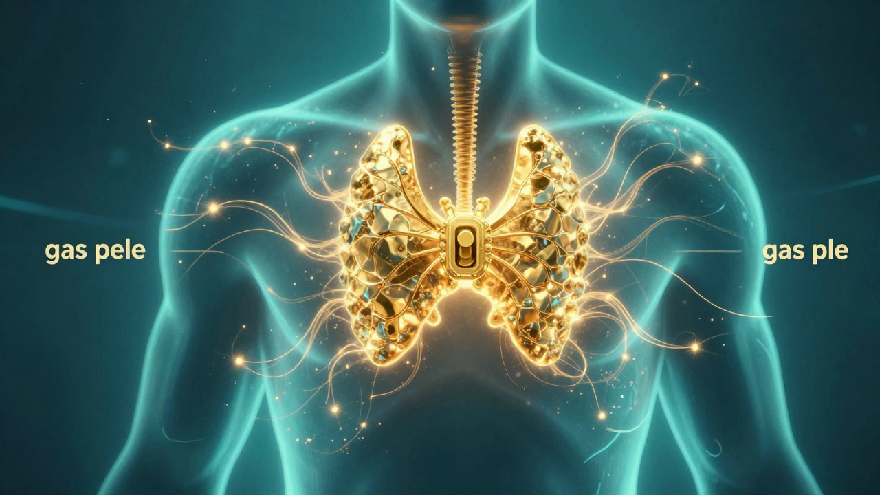 Концептуальное изображение щитовидной железы в форме светящейся бабочки